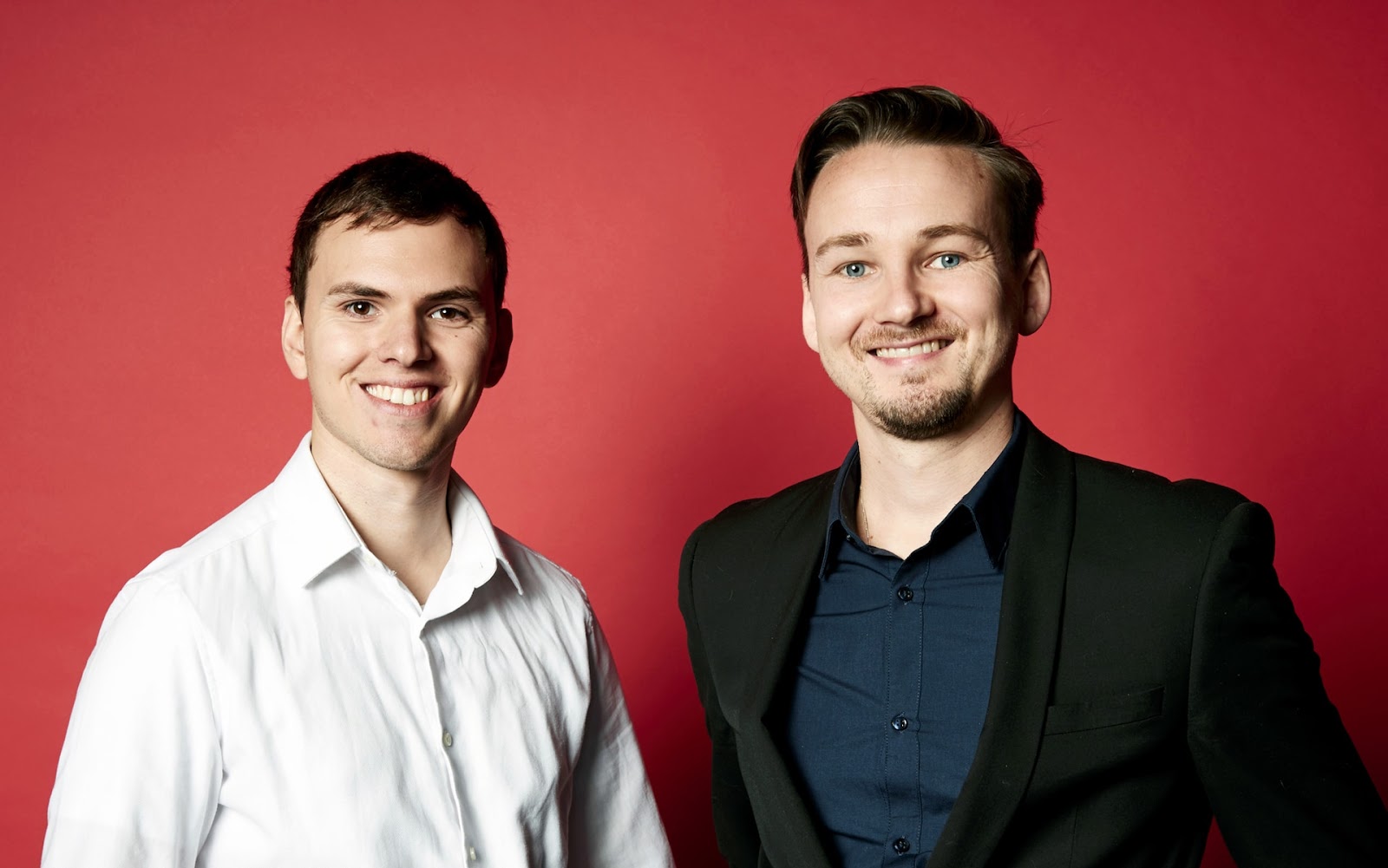 a photo of ClickMechnic co-founders Felix Kenton (left) and Andrew Jervis (right)